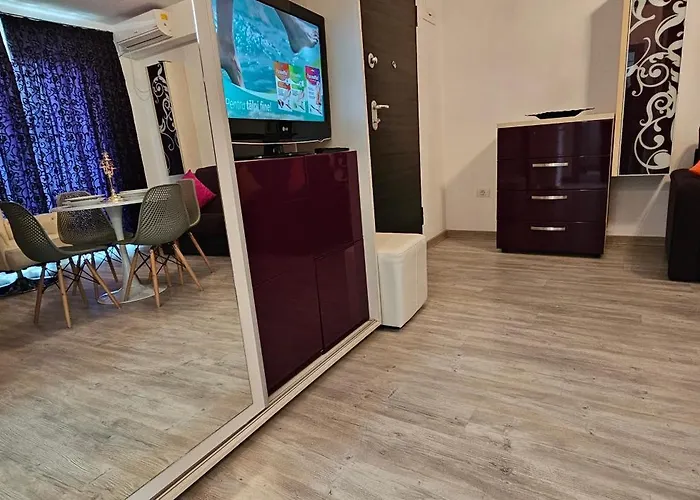 Luxury Promenada In Building Stefan Prima Linie La Mare 那沃达利