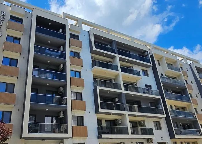 公寓 Luxury Promenada In Building Stefan Prima Linie La Mare 那沃达利