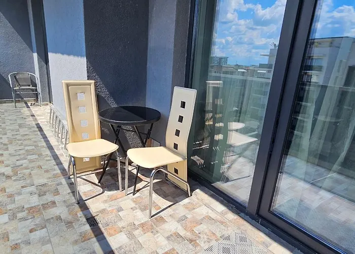 Daire Luxury Promenada In Building Stefan Prima Linie La Mare 3*